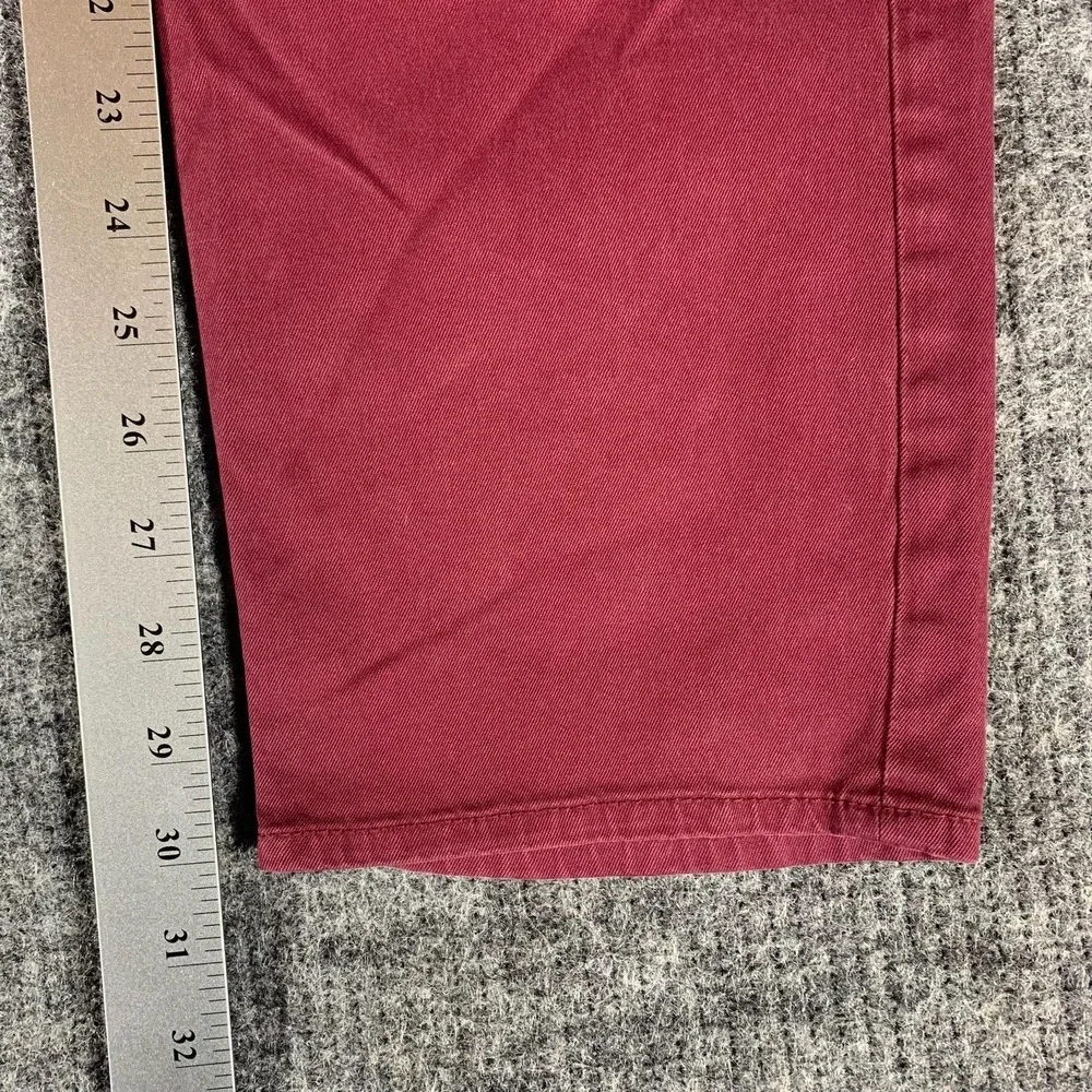 Brooks Brothers‎ Pants Mens 36x32 Red Slim Chino Flat Front Straight Leg Comfort